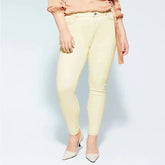 FF skinny fit stretchable off-white jeans for women